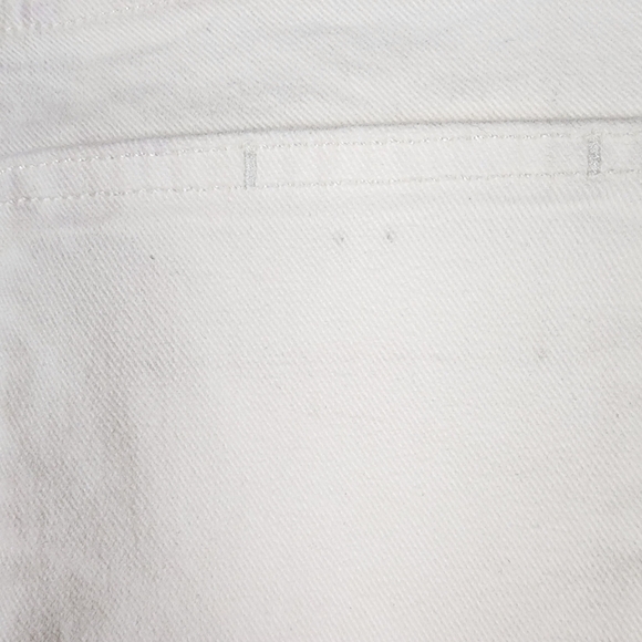 PAIGE Hoxton Ankle Pant Brushed Cotton Slim  Fit Stretch Light Ecru Size 28 - Picture 12 of 14